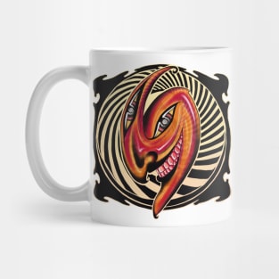 Alex Grey Inspired Creature Mug